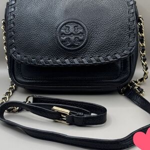 Tory Burch Black Crossbody Bag with Chain Strap